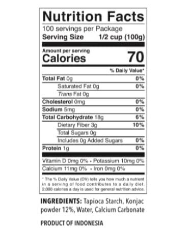 LO KO RICE Konjac Shirataki Rice - Low Calorie Keto Friendly Healthy Option for Sushi & Low-Carb Diets - 35.27oz (1Kg) - Buy Online on GoSupps.com