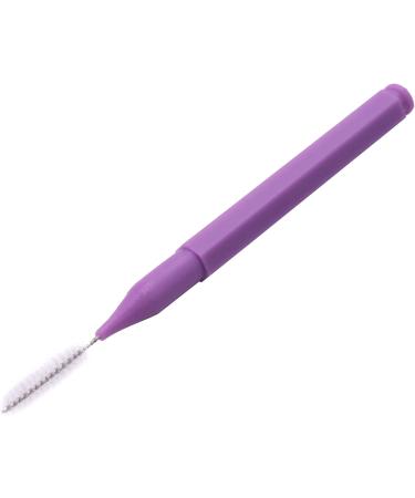 Melchior 8pcs Dental Floss Set - Soft Interdental Brushes & Toothpicks for Oral Hygiene & Healthy Teeth Care - Purple - Buy Online on GoSupps.com