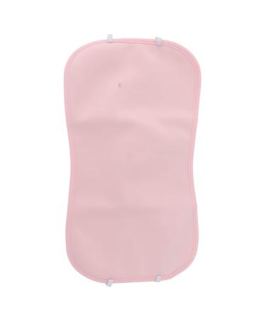 Syrisora castor oil pack polyester cotton prevents oil leakage reusable castor oil compress for men and women (black)