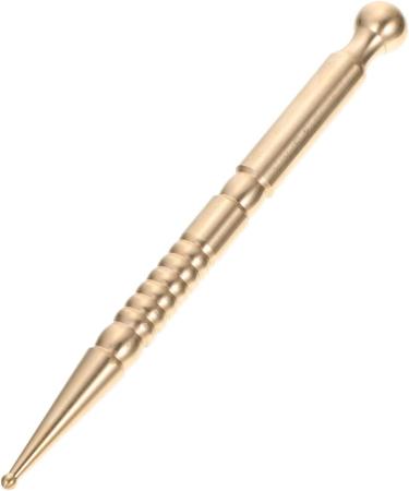 Fomiyes Relaxing Deep Salon Acupuncture Pencil Set - Professional Handheld Massage Tools Golden Earplugs & Facial Reflex Zone Therapy - 4PCS - Buy Online on GoSupps.com