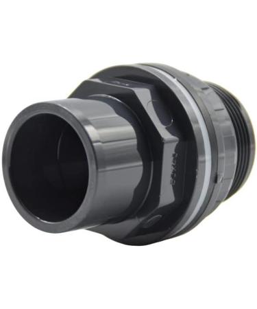 High-Quality PVC Tank Feedthrough for Rain Barrels | Adhesive Sleeve & External Thread | PN 10 | 32/40mm x 1 1/4 Inch - International Shipping - Buy Online on GoSupps.com