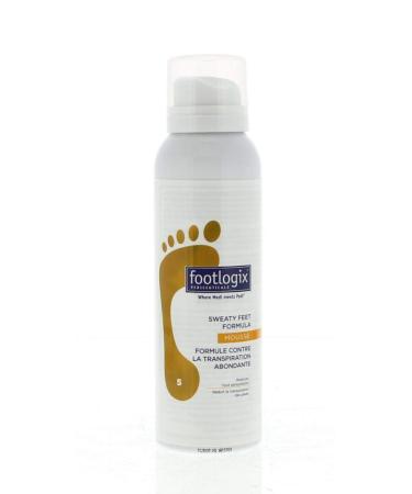 Footlogix Mousse Specialty Formulas Sweaty Feet Formula