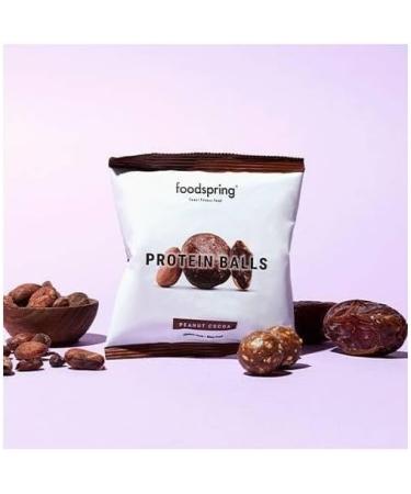 Foodspring Protein Balls Peanut-Cocoa 12X40G - Buy Online on GoSupps.com