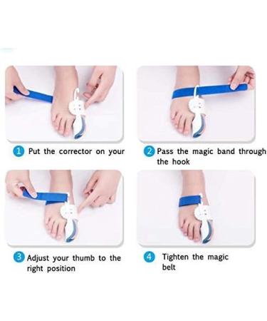 JHGCCL Thumb Eversion Bunion Corrector Night Use 1 Pair - Toe Separators for Overlapping Toes - Buy Online on GoSupps.com