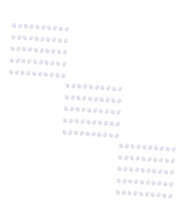 Gleavi 75 pairs nose pads made of silicone round silicone glue glasses repair glasses spare parts glasses accessories glasses glasses glass pads anti-nose pads for glasses replace glass protection as shown x 3 pieces mediumx3pcs