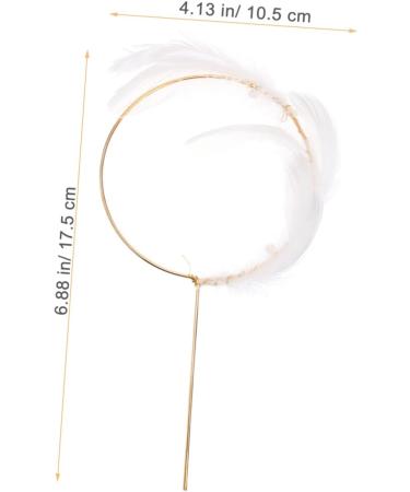 Angoily Cake Picks Cupcake Topper Cake Decoration Cake Pick Party Supplies White Paper Cup Pearl - Buy Online on GoSupps.com