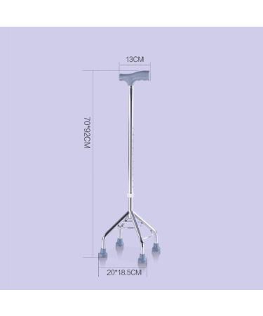Old Man Walking Stick Old Man Telescopic Adjustable Anti-Slip Four-Legged Crutches Disabled Four-Legged Walking Stick Interesting - Buy Online on GoSupps.com