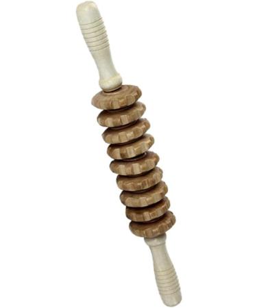 Milist Muscle Roller Tool - Wade Roller Stick for Trigger Point Massage | Wooden Fitness & Body Roll for Pain Relief & Weight Loss - Buy Online on GoSupps.com