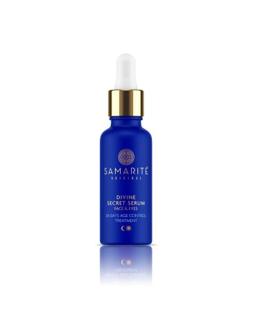Samarit Divine Secret Serum - Rejuvenating and Anti-Ageing Serum for Face and Eye Area 30 ml Blue