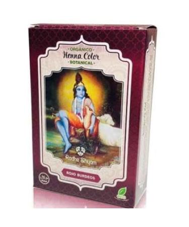 Radhe Shyam Radhe Shyam Botanicals Henna Powder Burgundy Red 100g