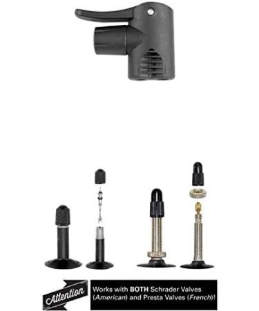 Beto Replacement Double Pump Head - Black | High-Quality Bike Pump Accessory - Buy Online on GoSupps.com