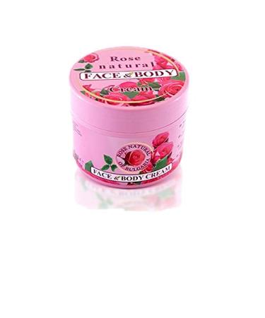 Face and body cream with rose water