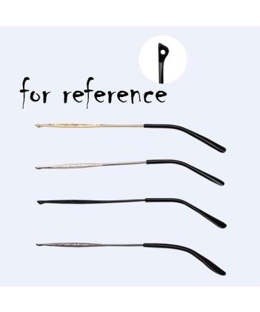 DeeboW Glasses Replacement Temples - Classic Metal Frame Eyeglass Legs 1 Pair in Gray | International Shipping Available - Buy Online on GoSupps.com