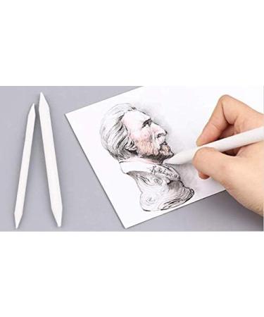 Blending Stumps and Tortillions Set with 2 Pieces Sandpaper Pencil Sharpener  1 Eraser Sketch for Student Sketch Drawing kit (6 pcs +4) - Buy Online on GoSupps.com