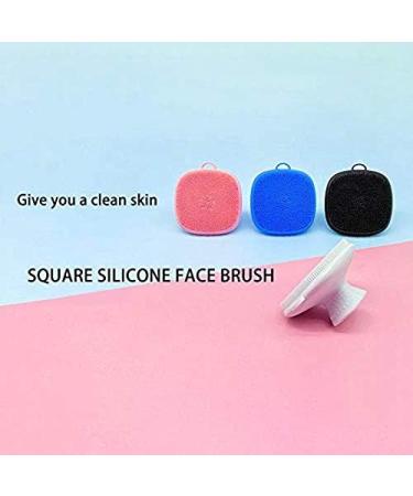 RIYAN Cleansing Brush Silicone Face Wash Brush Manual Waterproof Cleansing Skin Care Face Brushes for Exfoliating-2 - Buy Online on GoSupps.com