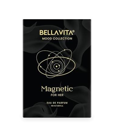 Mood Collection Magnetic Eau De Parfum for Her with Cherry Jasmine Rose and Caramel |Premium Long Lasting Fragrance Perfume for Women 100 ML - Buy Online on GoSupps.com