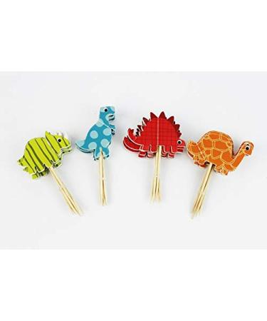 KBN 12pc. Dinosaour cupcake toppers party decorations party supply