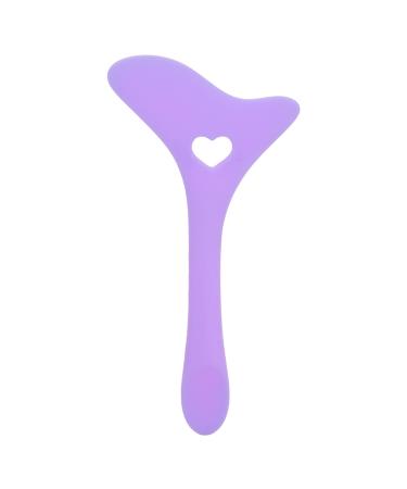 Eyeliner Stencil Professional Silicone Mascara Lipstick Drawing Aid Makeup Applicator Tool Multifunctional Eye Makeup Tool for Beginners(Purple)
