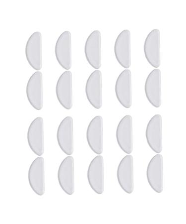 10 Pairs Non-Slip Silicone Nose Pads for Glasses - Transparent D-shaped Accessories for Comfort & Fit - Buy Online on GoSupps.com