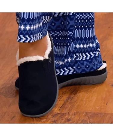 QPGVBP Orthopedic Wool Winter Slippers for Diabetic Pregnant Women - Grey - Buy Online on GoSupps.com