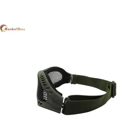 MarketBoss Steel Mesh Airsoft Goggles for Eye Protection - Army Green - Buy Online on GoSupps.com