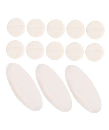Houppettes Rondes en Velours Ultra Doux pour B b Lot de 15 Pi ces Applicateur de Poudre Corps Grosse Houppette Rafra chissante pour Soin et Maquillage B b