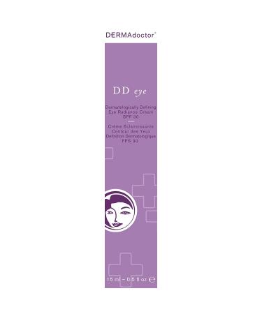 DERMAdoctor DD Eye Radiance Cream SPF 30 0.5 oz - Dermatologically Defined Eye Treatment - Buy Online on GoSupps.com