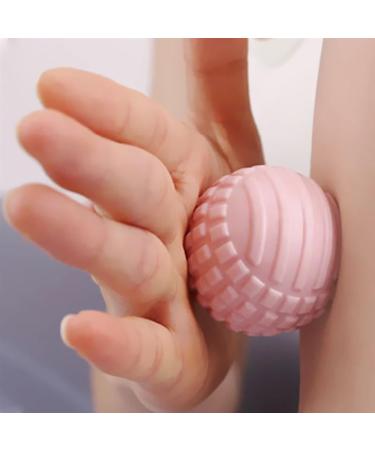 TPR Massage Ball - Portable Lightweight & Washable Massager (Pink) for Stress Relief & Muscle Recovery - Buy Online on GoSupps.com