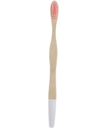 Eco-Friendly Bamboo Toothbrush for Adults - Soft Hair Sustainable Red Color - Buy Online on GoSupps.com