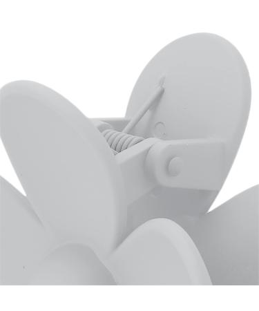 Buy Lightweight Large Flower Claw Clip | Durable Anti-Slip Hair Clip for Women & Girls - Light Gray - International Shipping Available - Buy Online on GoSupps.com