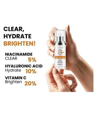 KRAVE IT Day-Night Anti Aging Vitamin C and Niacinamide Serum (Value Pack) - Buy Online on GoSupps.com