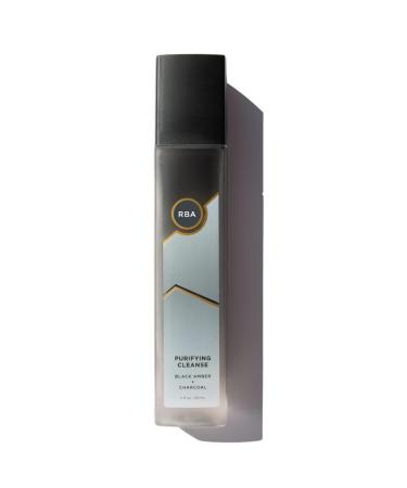RBA Skincare Purifying Cleanse - Vegan Daily Face Cleanser with Black Amber & Activated Charcoal - 4 fl oz | Remove Skin Impurities - Buy Online on GoSupps.com