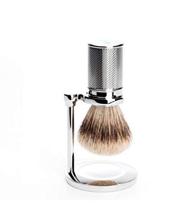 MHLE Chrome Shaving Stand for Traditional Series Brushes - Buy Online on GoSupps.com