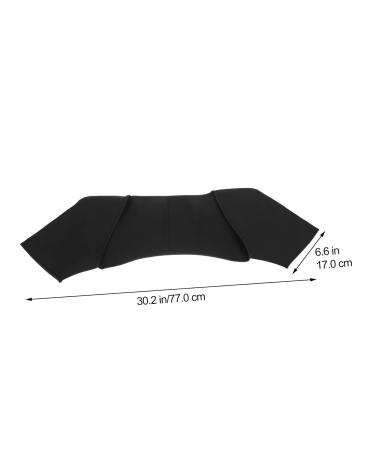 Shop Durable Basketball Shoulder Pads & Brace - Black Shoulder Support for Sports & Weightlifting - Double Shoulder Sleeve 77x17cm - Buy Online on GoSupps.com