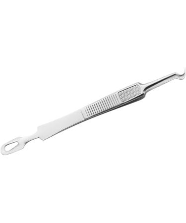 Baluue 6 Pcs Clip Kit Ingrown Hair Tweezers Zit Popping Tool Pimple Blackhead Stainless Steel Silver 1 count (Pack of 1) - Buy Online on GoSupps.com