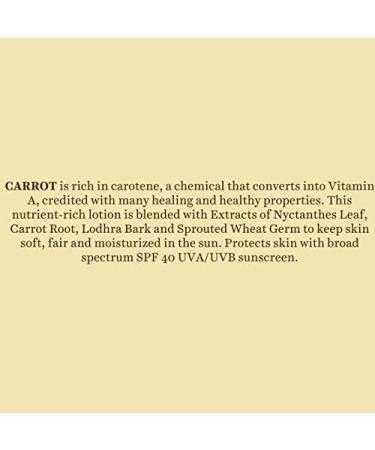Biotique Carrot SPF 40 Sun Cream for Face and Body - UVA and UVB Sunscreen - Buy Online on GoSupps.com