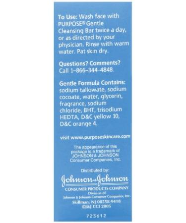 Purpose Gentle Cleansing Bar 6-Ounce Bars (Pack of 6) - 6-Pack, Gentle Cleansing - Buy Online on GoSupps.com
