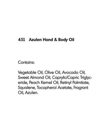 Raya Azulen Hand and Body Oil 8 oz | Natural Softening Oil for Hands Arms Legs & Body | Ideal Massage Oil for All Skin Types - Buy Online on GoSupps.com