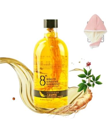 Ginseng Extract Root Nourishing Shampoo Ginseng Shampoo 8-Minute Ginseng Shampoo Herbal Hair Serum Restores smooth soft hair (1pcs)