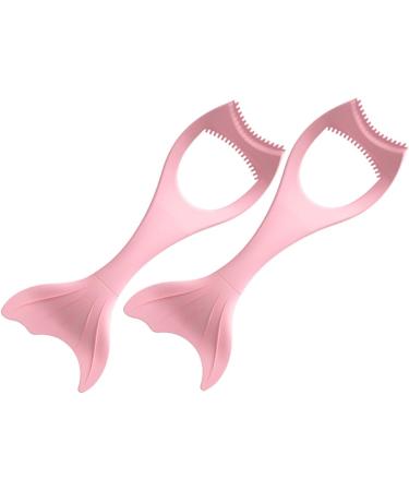 Healeved 4 Pcs Mascara Brush Massaging Eye Mask Lash Mascara Eyeshadow Eyeliner Guide Pink - Buy Online on GoSupps.com
