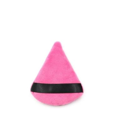 dijiusidy Makeup Sponge Face Foundation Soft Smooth Powder Puff Portable Flocking Triangular Shape Cosmetic Tool Home Dresser Room