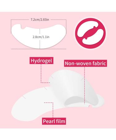 100 Pairs U-Shaped Hydrogel Eye Pads for Lash Extensions Ultra-White Rose-Scented Ultra-Thin & Anti-Allergic Under Eye Gel Patches Professional Eyelash Extension Supplies by ShiTianQianYe - Buy Online on GoSupps.com