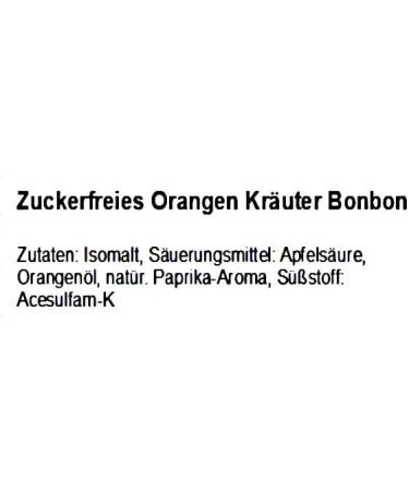  pin24shop 50g. Sugar-free orange fruit candy with an intense flavor - Buy Online on GoSupps.com