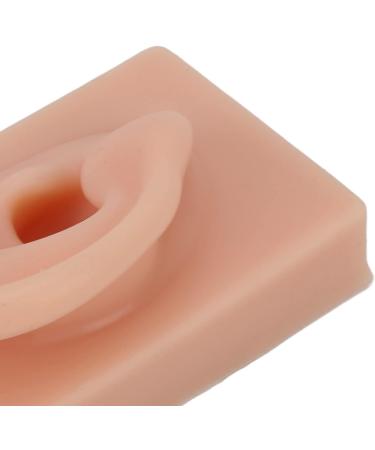 Flexible Soft Fake Human Ear Model for Earrings Display and Acupuncture Training - Dark Complexion - Buy Online on GoSupps.com
