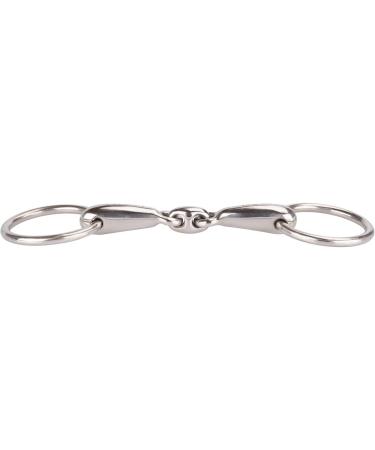 Equinate Pony Water Bridle - Stainless Steel 16mm Double Broken - Anatomical Mouth with Gentle Action - Laser-Engraved Size 11.5cm - Buy Online on GoSupps.com