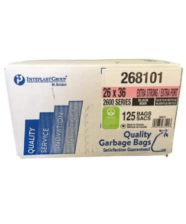 Bags-Garbage 26X36 Black Extra Strong ECOLOGO Certified