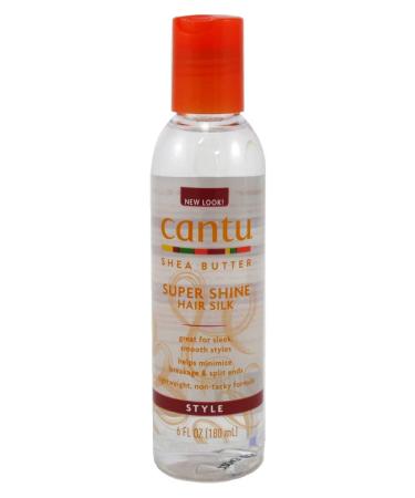Cantu Shea Butter Super Shine Hair Silk 6 Ounce (177ml) (Pack of 2)