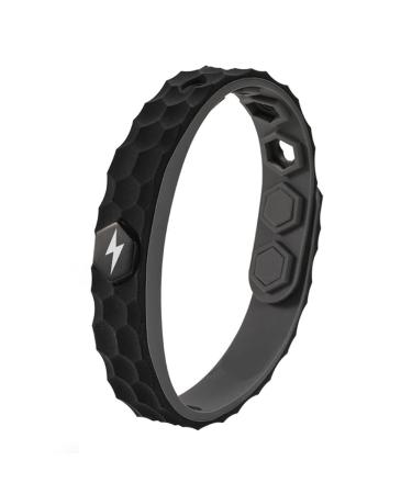 Anti-Static Wristband Rhombus Cordless Silicone Bracelet Anti Static Balance Anion Not Easy Fall Off Adjustable Antistatic Static Silicone Wristband for Men and Women