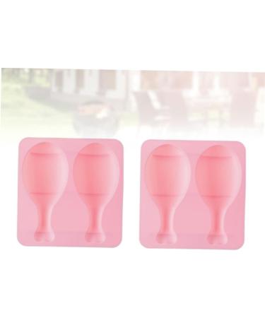 MAGICLULU 2pcs Non Stick Nonstick Cajas para Con Chocolate Cake Decorating Homemade Chocolate Cake Decapping Die Cake Decorations Baking Tool Creative Mold Fudge Cake Mold Drumstick 15.8*14.9 CM - Buy Online on GoSupps.com