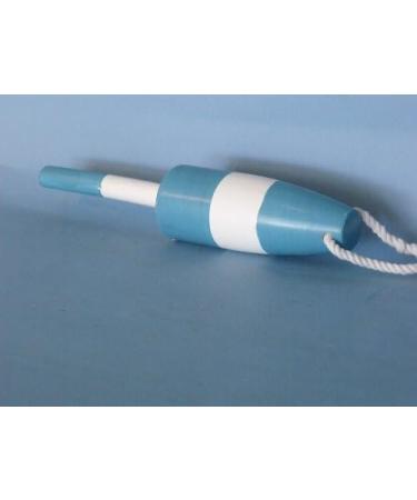 Hampton Nautical Wooden Light Blue Cape Rock Lobster Trap Buoy 15 - Coastal Home Decor - Buy Online on GoSupps.com